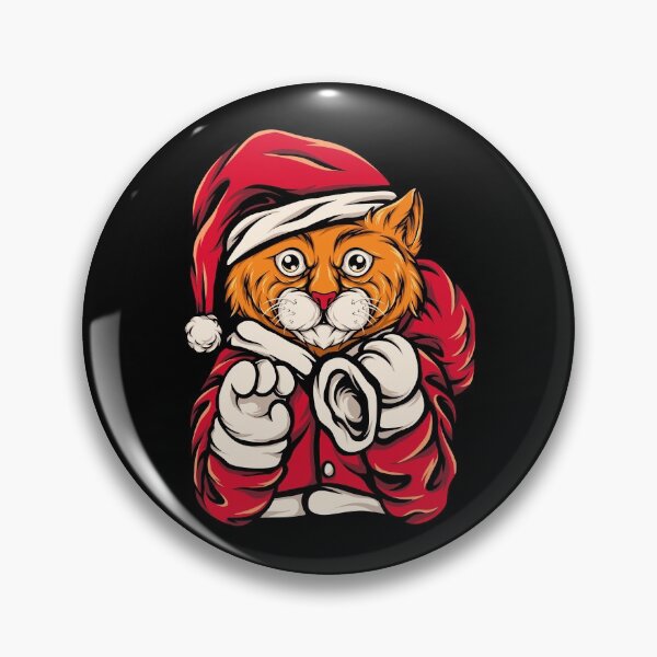 Item preview, Cute Cat With Santa Cape designed and sold by DAFIN.