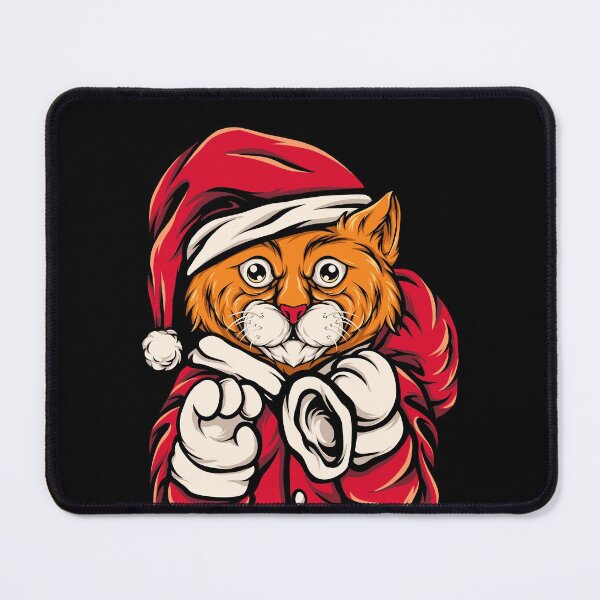 Item preview, Cute Cat With Santa Cape designed and sold by DAFIN.