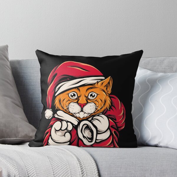 Item preview, Cute Cat With Santa Cape designed and sold by DAFIN.
