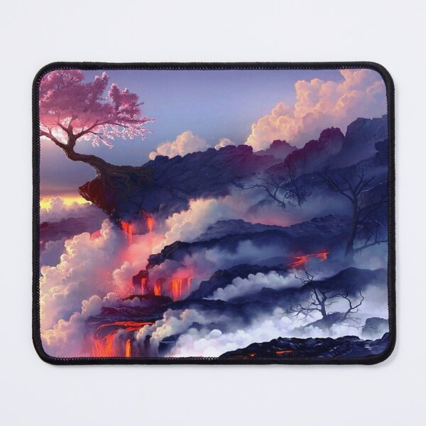 Item preview, Blossom tree desk mat designed and sold by eyzz25.