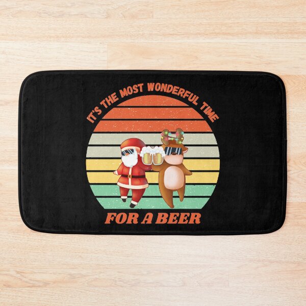 Item preview, Beer Lovers | It's the Most Wonderful Time For a Beer | Christmas Santa Reindeer designed and sold by D-Shirt-More.