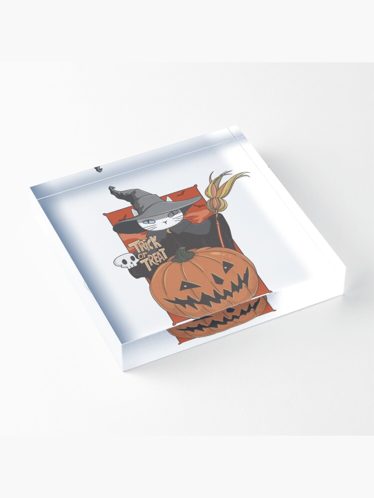 Alternate view of The life of the Halloween party has arrived! Acrylic Block