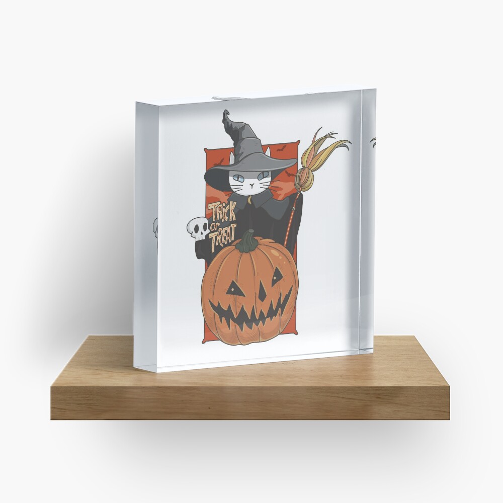 The life of the Halloween party has arrived! Acrylic Block