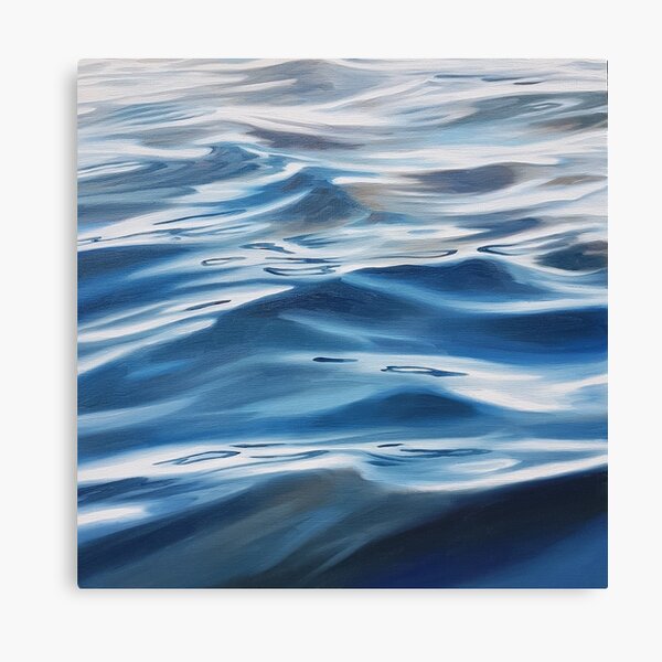Item preview, New Depths - lake water painting designed and sold by Emily Bickell.