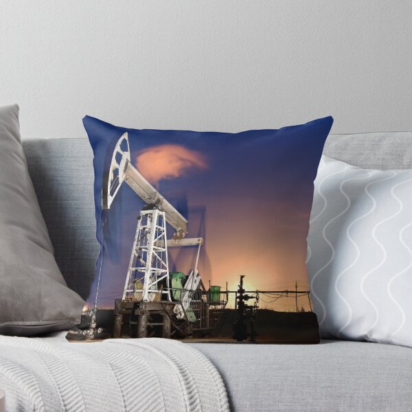 Item preview, Oil Rig at night. designed and sold by bashta.