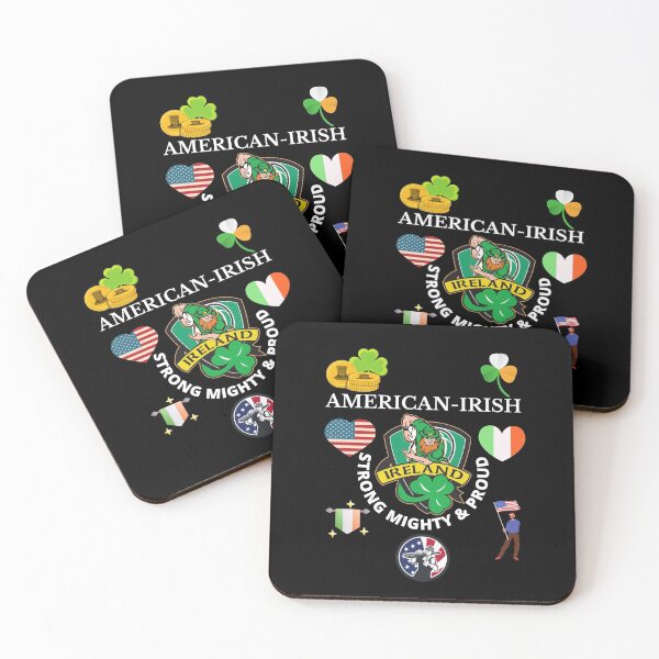 Item preview, American Irish Strong Mighty And Proud designed and sold by OliDesigns.