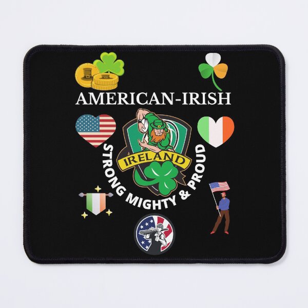 Item preview, American Irish Strong Mighty And Proud designed and sold by OliDesigns.