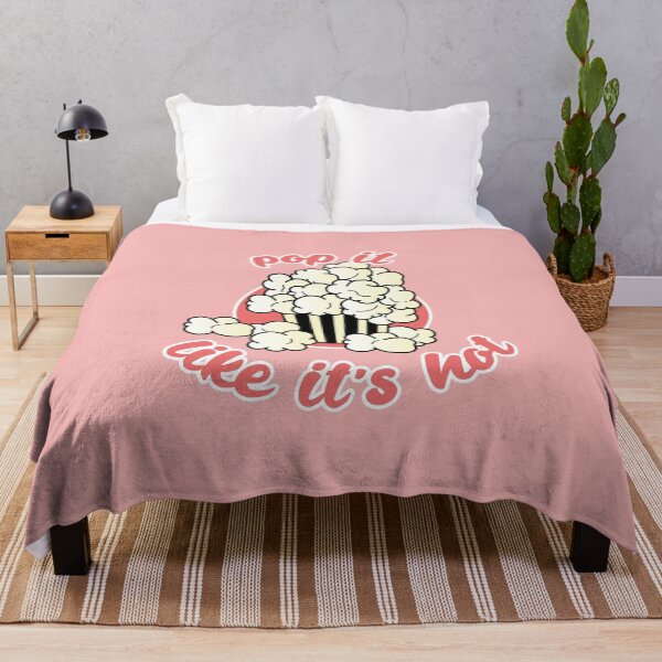 Item preview, sweet kawaii popcorn with statement "pop it like it's hot" designed and sold by TrueType.