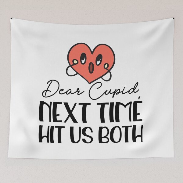 Item preview, Dear Cupid Sad Love Quotes Crying Heart designed and sold by StickerbashCo.