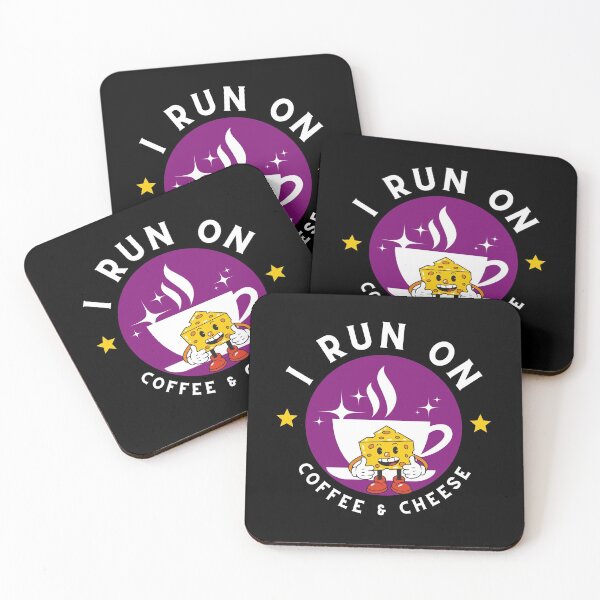 Item preview, I Run On Coffee And Cheese designed and sold by tw2us.