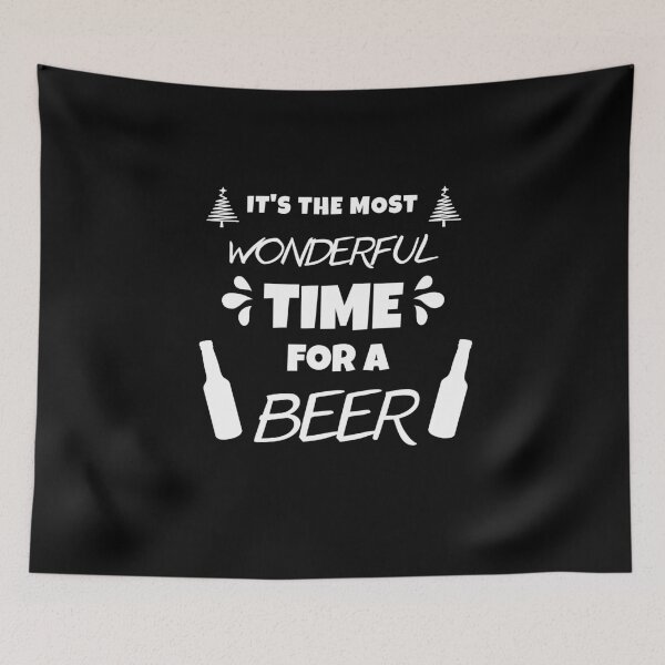Item preview, Beer Lovers | It's the Most Wonderful Time For a Beer | Christmas Time designed and sold by D-Shirt-More.