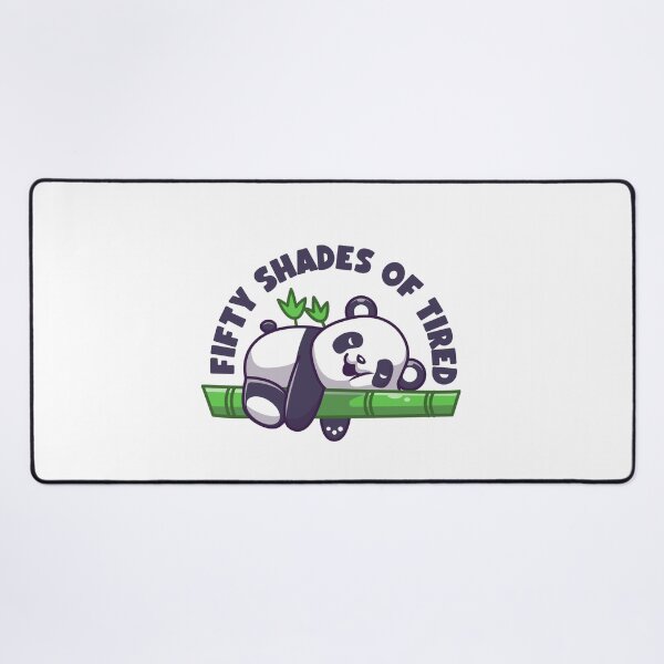 Item preview, Tired Panda Cute Panda Graphics Fifty Shades of Tired designed and sold by StickerbashCo.