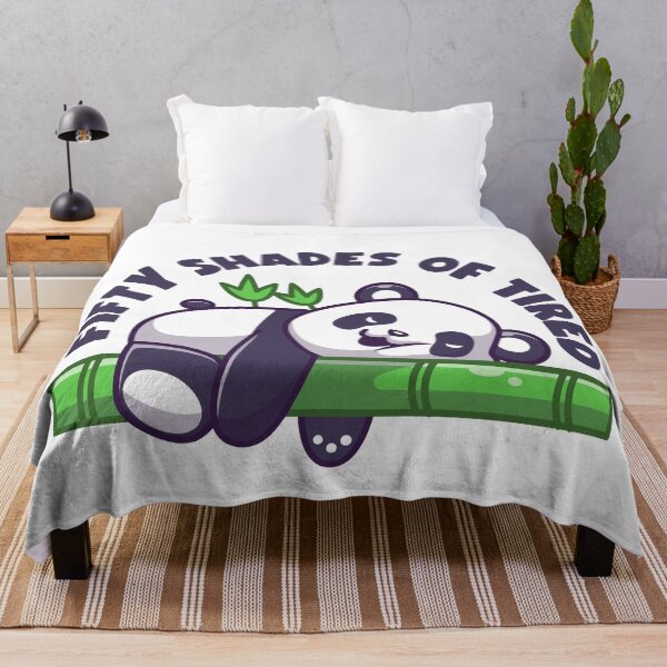 Item preview, Tired Panda Cute Panda Graphics Fifty Shades of Tired designed and sold by StickerbashCo.