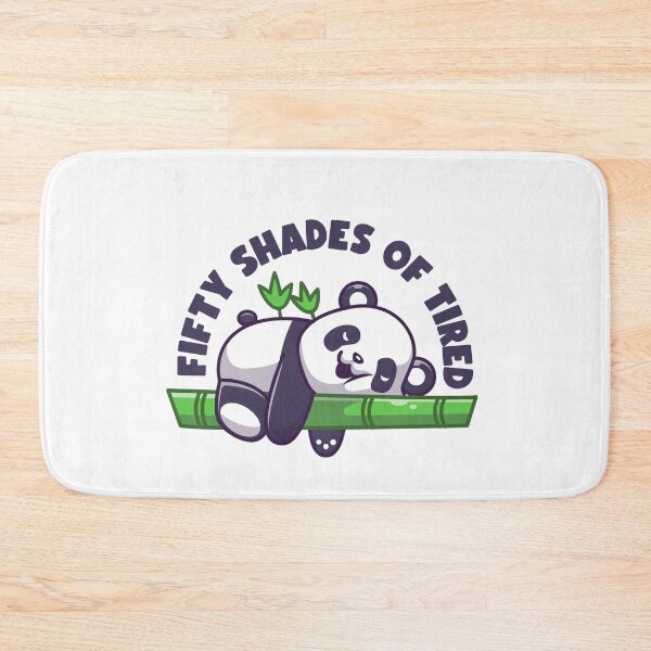 Item preview, Tired Panda Cute Panda Graphics Fifty Shades of Tired designed and sold by StickerbashCo.