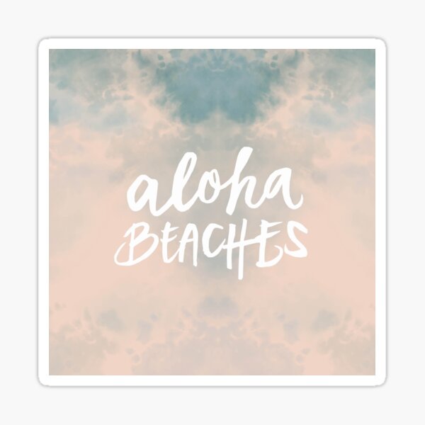 Aloha Beaches Sticker