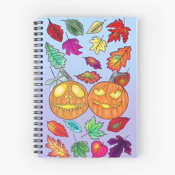 Item preview, Halloween pumpkin leaf pattern designed and sold by Catherine  Milchard.