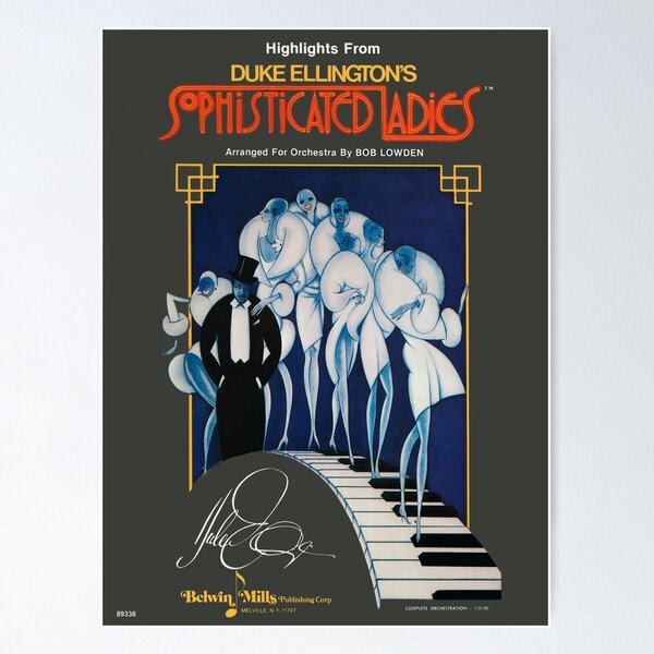 Item preview, SOPHISTICATED LADIES (vintage illustration) designed and sold by ART INSPIRED BY MUSIC.