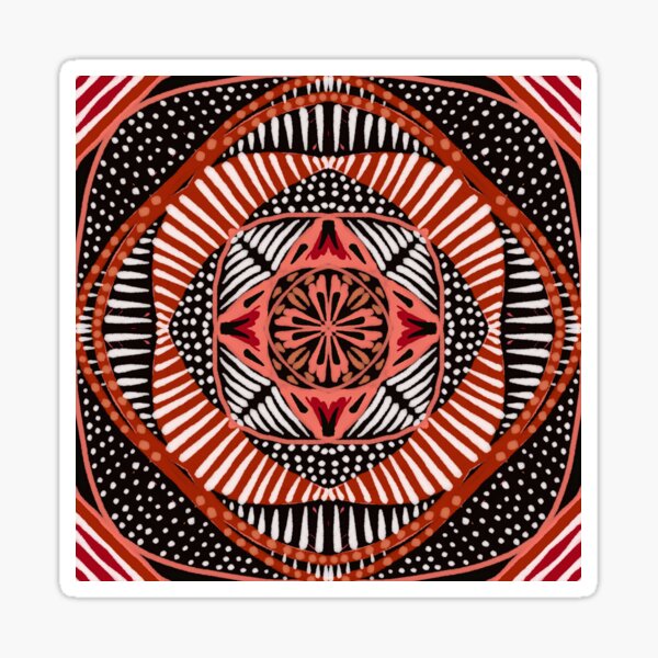 Pretty Moroccan Tile Pattern and Print Sticker