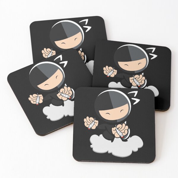 Item preview, Ninja Smoking Weed On Clouds Two Joints Blunt Stone Ninja Comic designed and sold by DabGraphic.