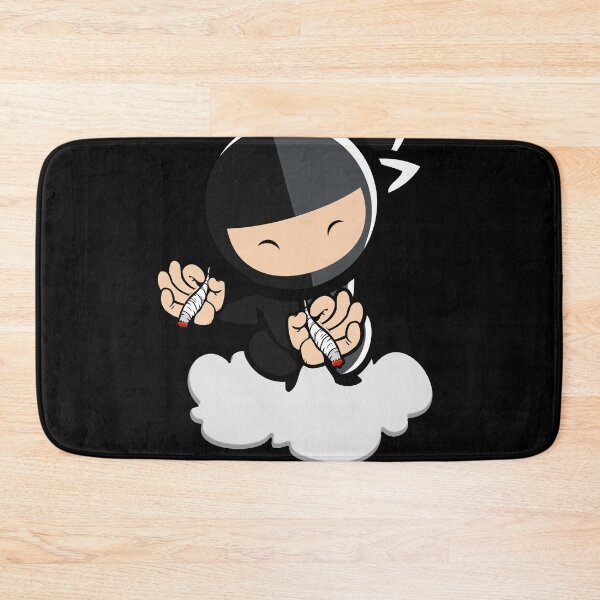 Item preview, Ninja Smoking Weed On Clouds Two Joints Blunt Stone Ninja Comic designed and sold by DabGraphic.