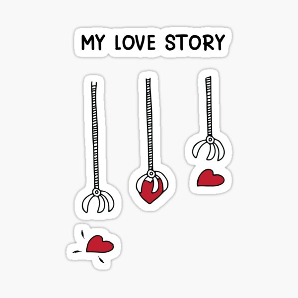 My Love Story Stickers For Sale | Redbubble