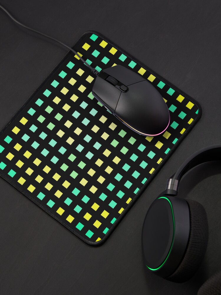 Alternate view of Lime Spiral Galaxy Mouse Pad