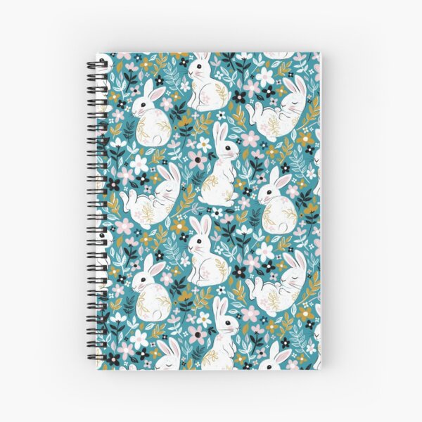 Pastel Kawaii Spiral Notebook Cute Rabbit, Milk, Bubble Tea, Rainbow, Star  Cartoon Print Pink Kawaii Spiral Notebook Aesthetic Notebook 