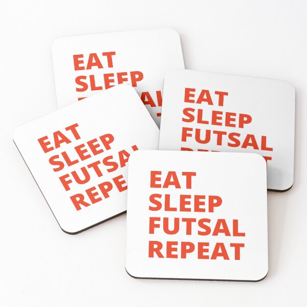 Item preview, EAT SLEEP FUTSAL REPEAT designed and sold by MohitJain1109.