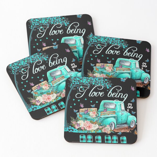 Artikelvorschau, Womens Women I Love Being Juju Flower Truck Autumn Art entworfen und verkauft von lakismorto.