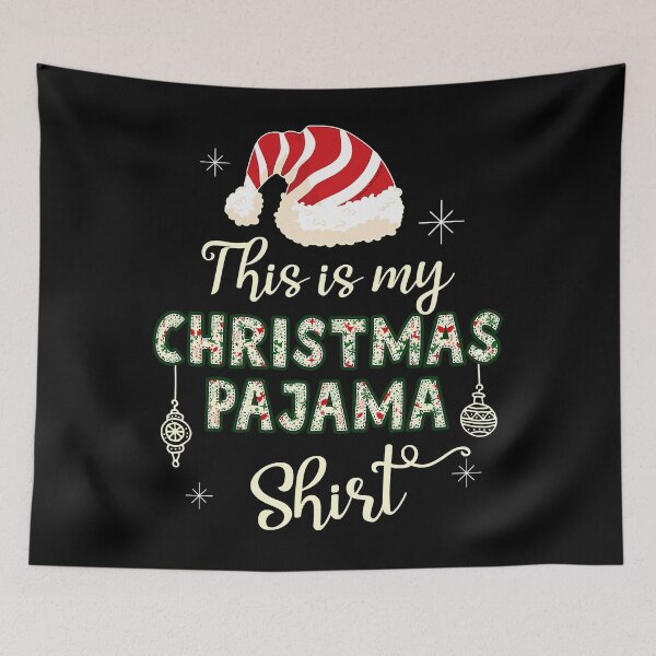 Item preview, This is My Christmas Pajama Applique Style - Christmas designed and sold by ZaleeCamara.