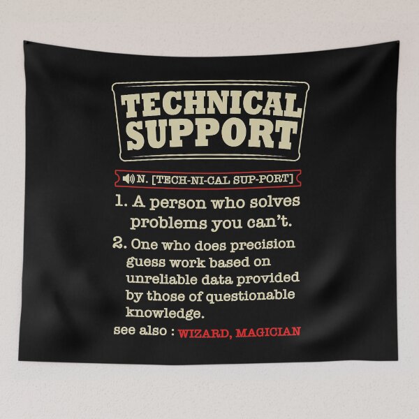 Item preview, Technical Support Definition, Funny Geek Nerd Gift designed and sold by ZaleeCamara.