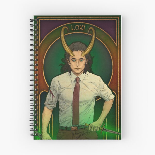 Item preview, Fanart: Loki in Art Nouveau style designed and sold by AlexaelArtworks.