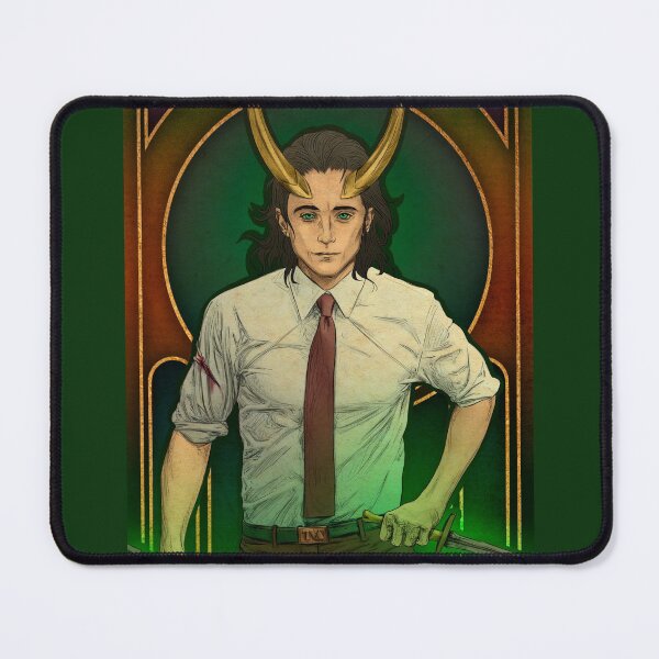 Item preview, Fanart: Loki in Art Nouveau style designed and sold by AlexaelArtworks.