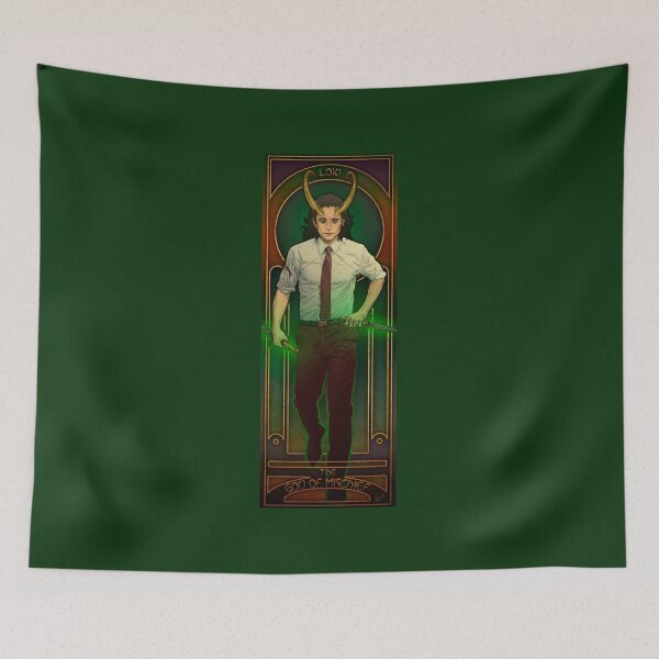 Item preview, Fanart: Loki in Art Nouveau style designed and sold by AlexaelArtworks.
