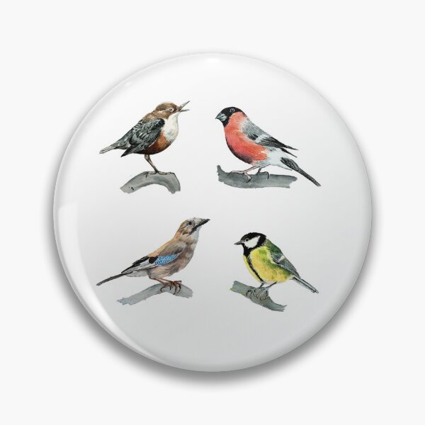 Item preview, Song Birds Sticker Packs designed and sold by Marianne Elvan Barfoed.