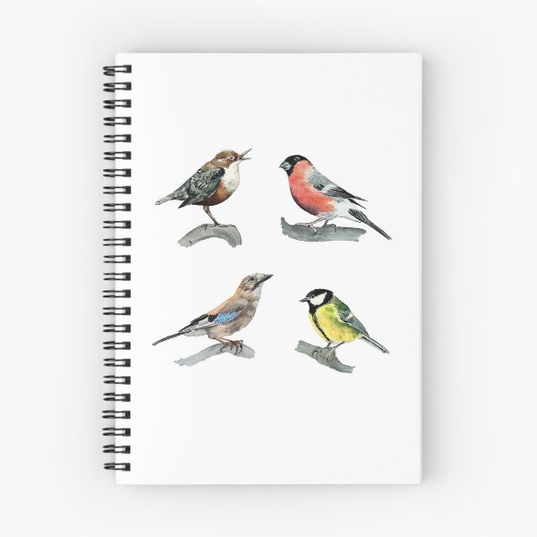 Item preview, Song Birds Sticker Packs designed and sold by Marianne Elvan Barfoed.