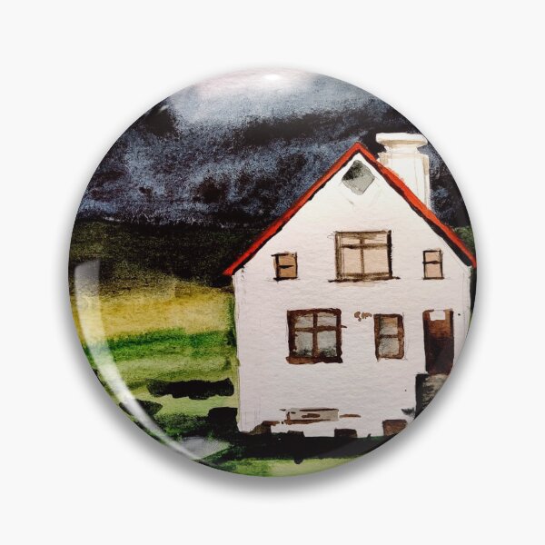 Item preview, Cottage house in watercolors, greenary in watercolors designed and sold by Ala Lopatniov.