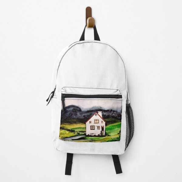 Item preview, Cottage house in watercolors, greenary in watercolors designed and sold by Ala Lopatniov.