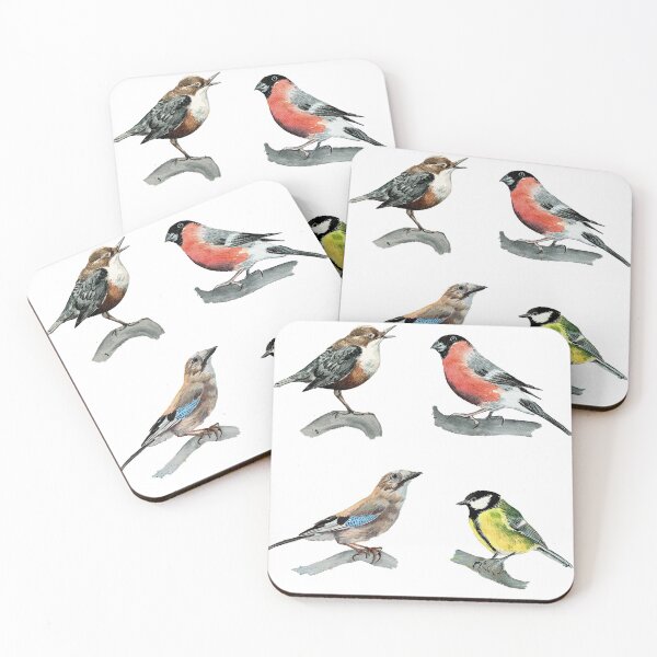 Item preview, Song Birds Sticker Packs designed and sold by Marianne Elvan Barfoed.