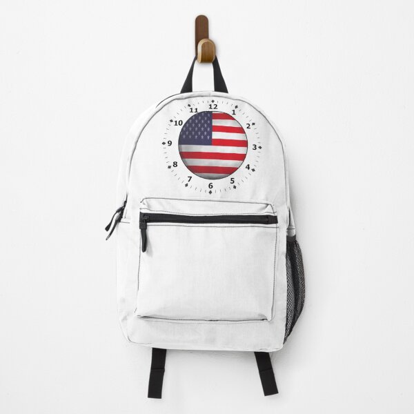 Item preview, united state flag - clock designed and sold by ZiphGames.