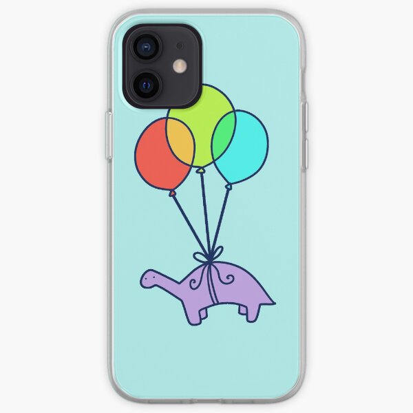 Balloon Dinosaur iPhone Soft Case