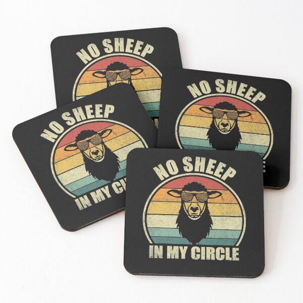 Item preview, No Sheep In My Circle Funny Sarcastic designed and sold by ZaleeCamara.