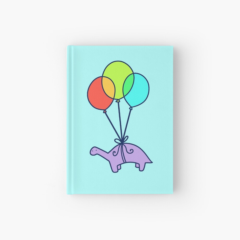 Balloon Dinosaur Hardcover Journal
