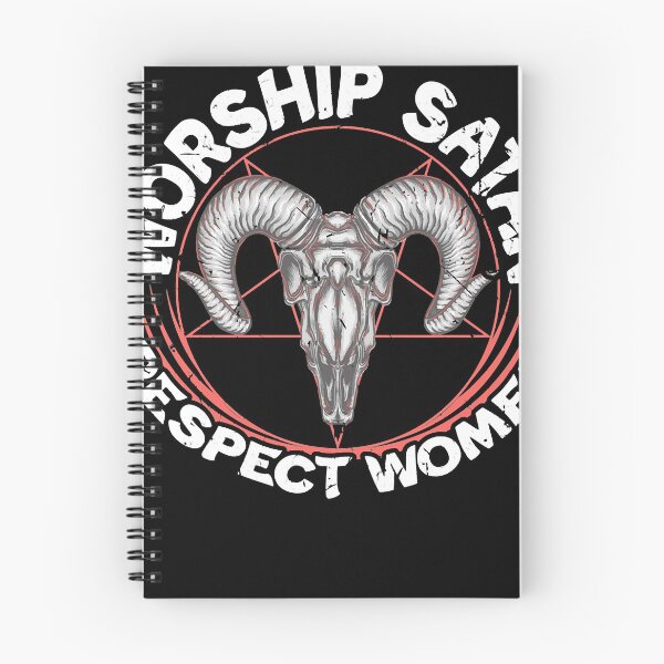 Item preview, Worship Satan Respect Women Feminist Satanist Satanic Pullover Hoodie designed and sold by lakismorto.