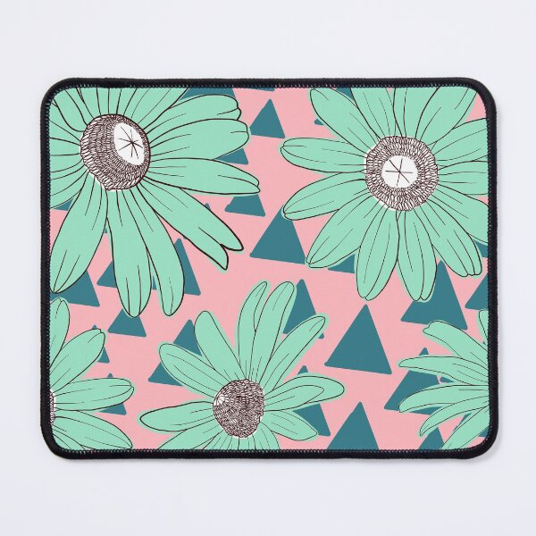 Item preview, Susan B. Jamthony in Berrymint - Bright retro flower pattern designed and sold by wildhunt.