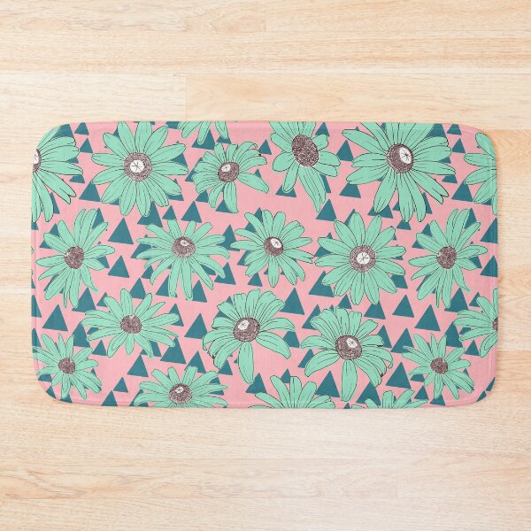 Item preview, Susan B. Jamthony in Berrymint - Bright retro flower pattern designed and sold by wildhunt.