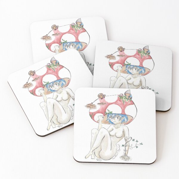 Item preview, Korriganne with mushrooms designed and sold by Lilou-Yggdrasil.