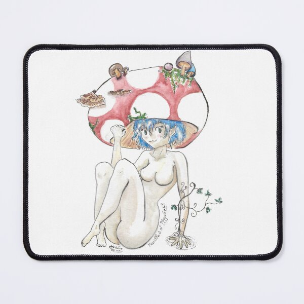 Item preview, Korriganne with mushrooms designed and sold by Lilou-Yggdrasil.