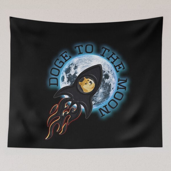 Item preview, Doge Coin To The Moon designed and sold by DabGraphic.