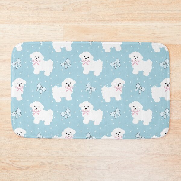 Item preview, Cute Bichon Frise Puppy with Bow  designed and sold by Lulupainting.